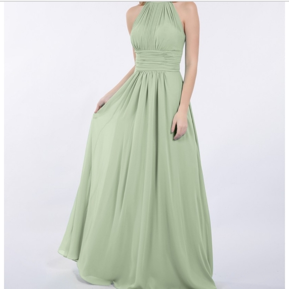 Babaroni Doris Dress in Dusty Sage - Picture 2 of 8